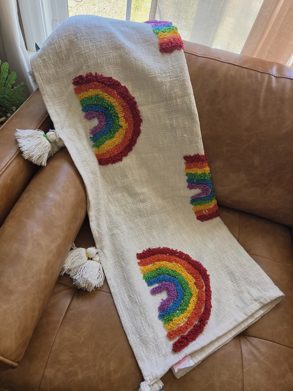 Isaac Mizrahi Decorative Rainbow Throw